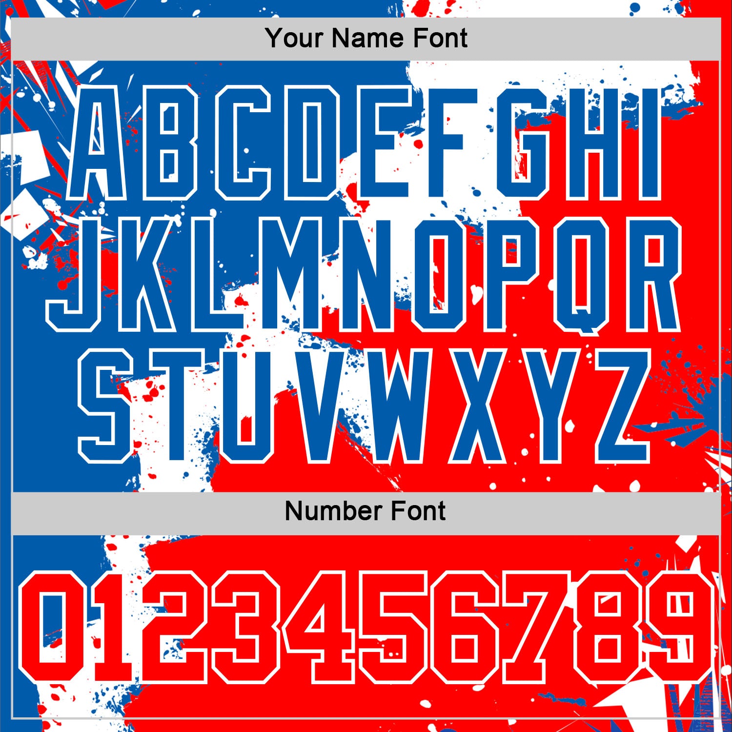 Custom Royal Red-White Splash Round Neck Sublimation Basketball Suit Jersey - Image 5