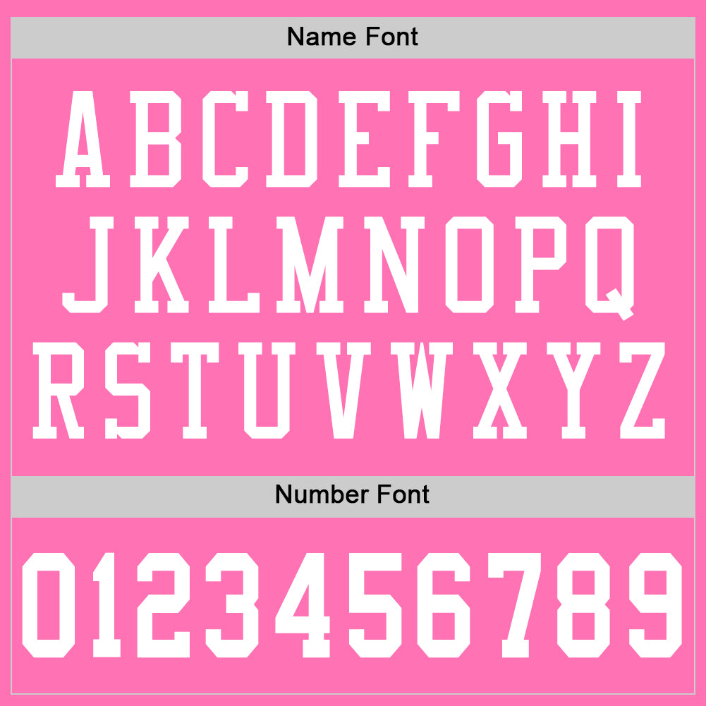 Custom Pink White Mesh Authentic Football Jersey - Image 4